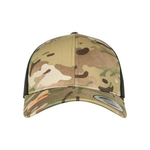 Czapka urban classic retro multicam®. Brązowe czapki Urban Classics, bez wzorów, z poliesteru, retro. Za 78,35 zł.