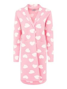 Zwillingsherz Kardigan w kolorze jasnoróżowym rozmiar: L/XL. Różowe kardigany Zwillingsherz. Za 108,74 zł.