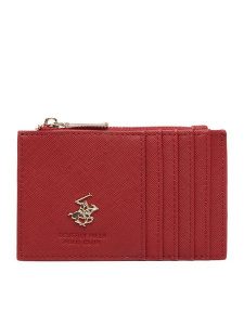 Beverly Hills Polo Club Etui na karty kredytowe CWBEO-BHPC-W1-003-AW26 Czerwony. Czerwone portfele Beverly Hills Polo Club, bez wzorów, ze skóry. Za 59,99 zł.