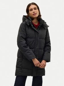 Vero Moda Płaszcz zimowy Greta Kylie 10311317 Czarny Regular Fit. Czarne płaszcze Vero Moda, na zimę, xl, bez wzorów, z syntetyku, bez kaptura. Za 379,99 zł.
