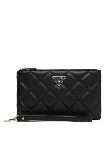 Guess Portfel Juliet Slg SWQG24 56157 Czarny. Czarne portfele Guess, z aplikacjami, ze skóry. Za 294,99 zł.