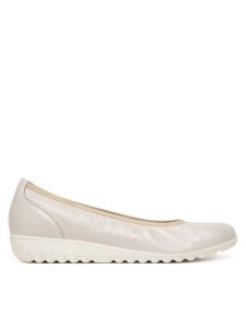 Caprice Baleriny 9-22161-44 Beżowy. Brązowe balerinki Caprice, bez wzorów, ze skóry, bez obcasa, bez zapięcia. Za 275,99 zł.