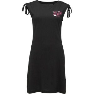 Sukienka LOAP Asasbeda damska, bez rękawów, S. Czarne sukienki ZONE PERFECT, s, bez wzorów, eleganckie, bez kołnierzyka, bez ramiączek, sportowe. Za 165,99 zł.