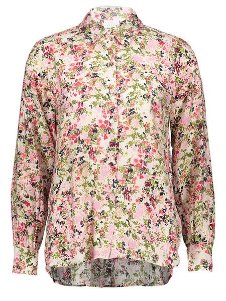 Kaffe Bluzka ze wzorem rozmiar: 44. Bluzki Kaffe, bez wzorów, bez kołnierzyka, bez ramiączek. Za 113,36 zł.