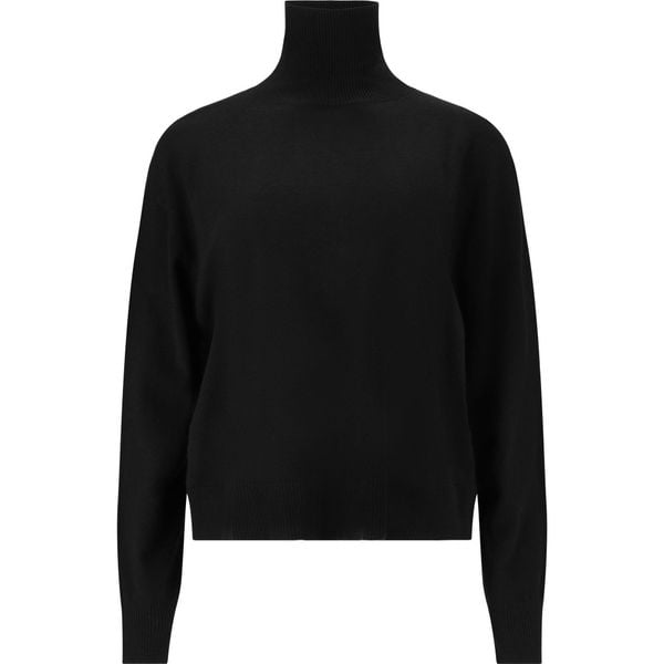 Damski sweter z golfem Athlecia Dava. Czarne golfy Athlecia, bez wzorów. Za 243,50 zł.