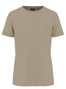 JOOP! T-Shirt 58 253JE58Tia 30049367 Beżowy Slim Fit. Brązowe t-shirty JOOP!, bez wzorów, z bawełny, bez kołnierzyka, bez ramiączek. Za 179,99 zł.