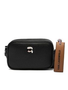 KARL LAGERFELD Torebka A4W30248 Czarny. Czarne listonoszki KARL LAGERFELD, bez wzorów, ze skóry, bez dodatków. Za 519,99 zł.