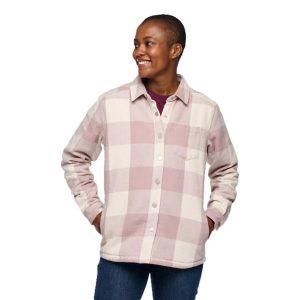 Koszula Ocieplana Damska Black Diamond Project Lined Flannel. Czerwone koszule Black Diamond, l, bez wzorów, bez kołnierzyka, bez ramiączek. Za 489,55 zł.