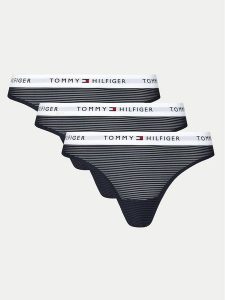 Tommy Hilfiger Komplet 3 par stringów UW0UW05532 Kolorowy. Komplety bielizny TOMMY HILFIGER, bez wzorów, z syntetyku. Za 119,99 zł.
