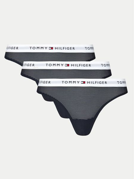 Tommy Hilfiger Komplet stringów UW0UW05532 Kolorowy. Komplety bielizny TOMMY HILFIGER, bez wzorów, z syntetyku. Za 119,99 zł.
