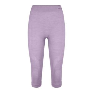 Damskie legginsy 3/4 Falke Wool-Tech. Brązowe legginsy Falke, bez wzorów, z elastanu. Za 389,50 zł.