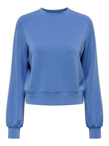 ONLY Bluza w kolorze niebieskim rozmiar: S. Niebieskie bluzy ONLY, s, bez wzorów, bez kaptura. Za 86,99 zł.