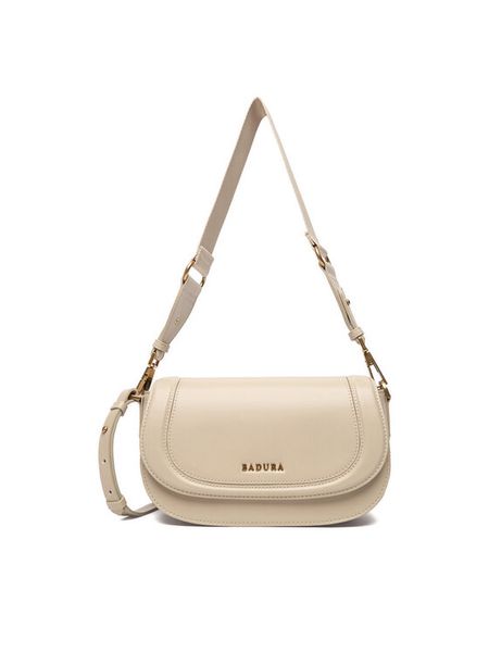 Badura Torebka C-ANNA-LA381-706 Biały. Białe torebki klasyczne Badura, bez wzorów, z materiału, bez dodatków. Za 199,99 zł.