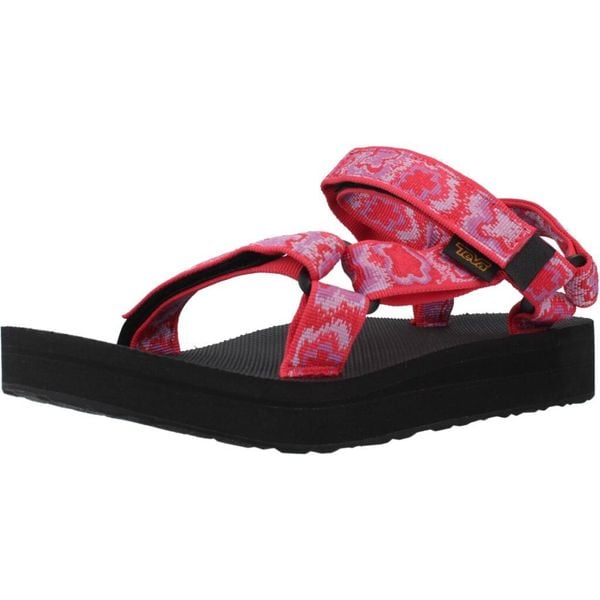 Sandały TEVA W MIDFORM UNIVER Czerwony. Czerwone buty trekkingowe Teva, z tkaniny, bez zapięcia. Za 262,99 zł.