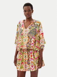 LOLA CASADEMUNT Sukienka letnia LS2516049 Kolorowy Regular Fit. Kombinezony LOLA CASADEMUNT, na lato, s, bez wzorów, z wiskozy, bez kołnierzyka, bez ramiączek. Za 209,99 zł.