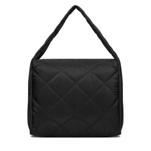 Torebka Roxy. Czarne shopper bag Roxy, bez wzorów, bez dodatków. Za 79,99 zł.