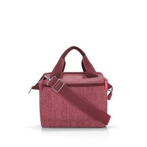 Torba ALLROUNDER CROSS, twist maroon. Czerwone shopper bag Reisenthel, bez wzorów, z poliesteru, na ramię, bez dodatków. Za 167,90 zł.