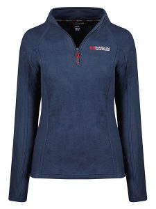 Maison Montaigne Bluza polarowa "Tumai" w kolorze granatowym rozmiar: XXL. Niebieskie bluzy Maison Montaigne, xxl, bez wzorów, z polaru, bez kaptura. Za 52,67 zł.