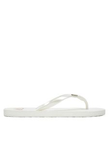 Roxy Japonki 839470 Biały. Białe klapki Roxy, bez wzorów, z syntetyku, bez obcasa. Za 59,99 zł.