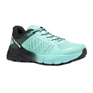 Buty do biegania damskie SCARPA Spin Ultra. Czarne buty sportowe Scarpa, bez wzorów, bez zapięcia, do biegania. Za 469,99 zł.