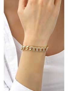 Atelier MIU Pozłacana bransoletka rozmiar: onesize. Żółte bransoletki Atelier MIU, pozłacane. Za 43,99 zł.