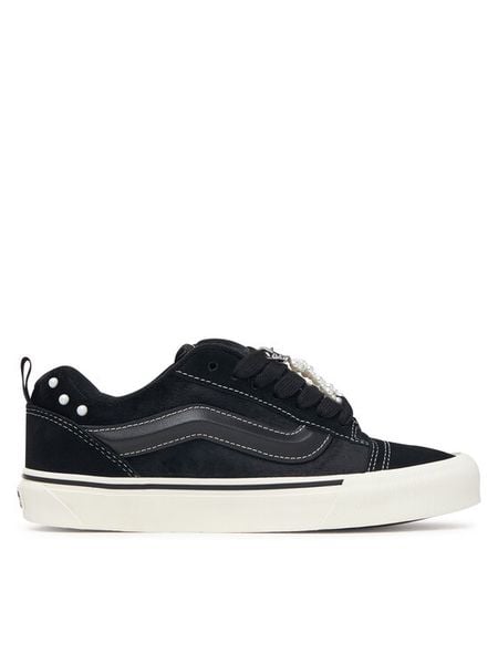 Vans Tenisówki Knu Skool VN000D6ZBLA1 Czarny. Czarne trampki Vans, bez wzorów, ze skóry, bez zapięcia. Za 449,99 zł.