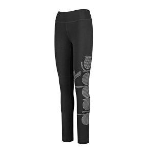 Legginsy damskie DIADORA L. STC LEGGINGS BE ONE. Czarne legginsy Diadora, bez wzorów. Za 59,99 zł.