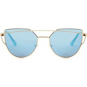 Niebieskie Okulary Cargo. Okulary przeciwsłoneczne marki Born2be. Za 39,99 zł.