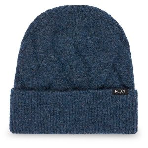 Czapka Roxy. Niebieskie czapki Roxy, bez wzorów. Za 109,99 zł.