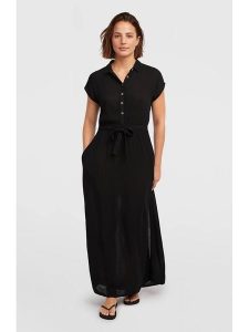 O'Neill Sukienka "Lori" w kolorze czarnym rozmiar: L. Czarne sukienki O'Neill, l, bez wzorów, z tkaniny, bez kołnierzyka, bez ramiączek, maxi. Za 206,42 zł.