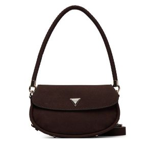 Torebka Guess. Brązowe torebki klasyczne Guess, z aplikacjami, bez dodatków. Za 589,99 zł.