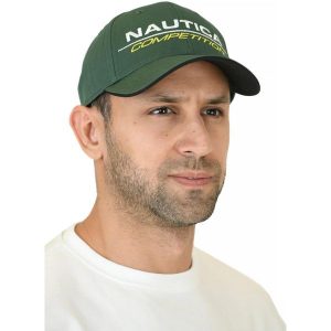 Czapka z daszkiem Nautica Tappa Snapback. Zielone czapki Nautica, bez wzorów, sportowe. Za 119,00 zł.