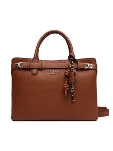 Guess Torebka Gregoria HWBG85 46070 Brązowy. Brązowe torebki klasyczne Guess, z aplikacjami, ze skóry, bez dodatków. Za 419,99 zł.