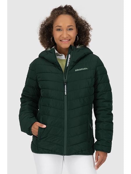 Alife and kickin Kurtka zimowa "RabeaAK" w kolorze zielonym rozmiar: M. Zielone kurtki Alife and Kickin, na zimę, m, bez wzorów, z puchu, bez kaptura. Za 330,20 zł.