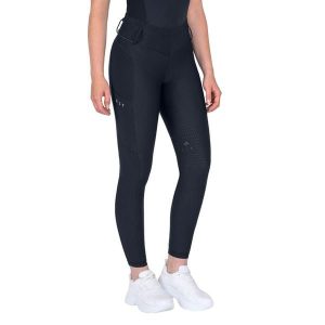 Damskie legginsy jeździeckie z pełną przyczepnością ELT Susann. Niebieskie legginsy ELT, bez wzorów, z elastanu, z podwyższonym stanem. Za 341,00 zł.