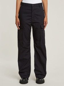 G-Star Bojówki w kolorze czarnym rozmiar: W29. Czarne spodnie z wysokim stanem G-Star, bez wzorów, z bawełny, z podwyższonym stanem. Za 217,99 zł.