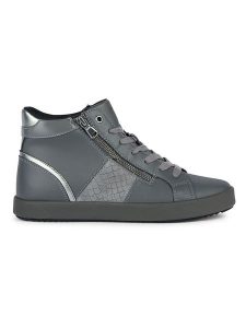 Geox Sneakersy "Blomiee" w kolorze szarym rozmiar: 36. Szare trampki Geox, bez wzorów, z materiału, bez zapięcia. Za 175,67 zł.