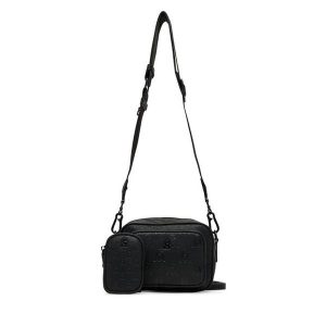 Torebka Steve Madden. Czarne listonoszki Steve Madden, bez wzorów, bez dodatków. Za 379,99 zł.