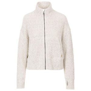 Trespass Prompt - Damski top na co dzień w kolorze złamanej bieli. Brązowe topy Trespass, bez wzorów, z dzianiny, sportowe, bez kołnierzyka, bez ramiączek. W wyprzedaży za 168,45 zł.