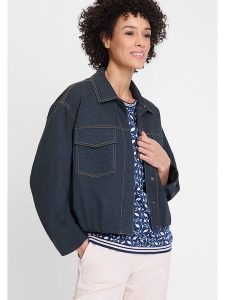 Olsen Koszula dżinsowa w kolorze granatowym rozmiar: 38. Niebieskie koszule Olsen, bez wzorów, bez kołnierzyka, bez ramiączek. Za 150,72 zł.