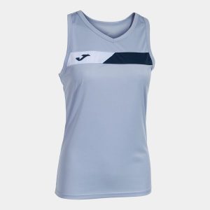 Damski tank top Joma. Niebieskie topy JOMA, l, bez wzorów, bez kołnierzyka, bez ramiączek. Za 147,50 zł.
