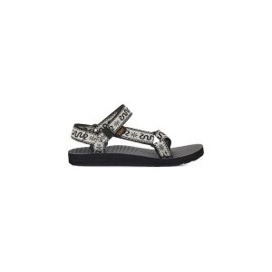 Sandały damskie, Teva W Original Universal Sandals. Czarne sandały Teva, bez wzorów, bez obcasa, bez zapięcia. Za 229,00 zł.