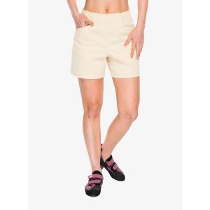 Spodenki wspinaczkowe damskie Black Diamond Dirtbag Twill Shorts. Białe szorty Black Diamond, bez wzorów, sportowe. Za 293,99 zł.