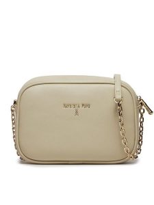 Patrizia Pepe Torebka 8B0071/E043-W338 Écru. Torebki klasyczne Patrizia Pepe, bez wzorów, ze skóry, bez dodatków. Za 679,99 zł.