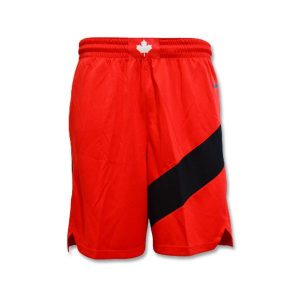 Spodenki Nike Toronto Raptors Swingman Shorts Road University. Czerwone szorty Nike, bez wzorów, sportowe. Za 201,00 zł.