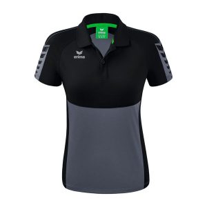 Damska koszulka polo Erima Six Wings. Czerwone bluzki Erima, l, bez wzorów, z materiału, sportowe, bez kołnierzyka, bez ramiączek. Za 178,00 zł.