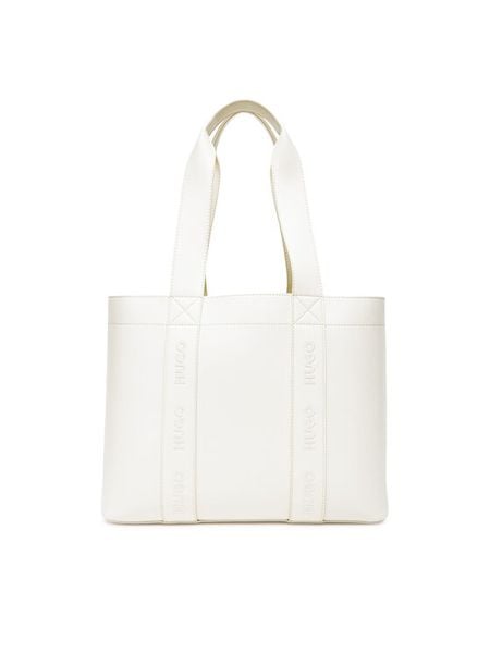 HUGO Torebka 50547491 Biały. Białe torebki klasyczne Hugo, bez wzorów, ze skóry, bez dodatków. Za 389,99 zł.