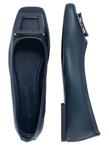 More & More Baleriny w kolorze granatowym rozmiar: 40. Niebieskie balerinki More & More, bez wzorów, z materiału, bez obcasa, bez zapięcia. Za 146,28 zł.