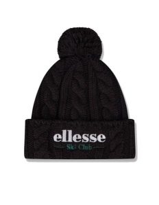 Czapka zimowa Ellesse Sanga Pom Pom. Czarne czapki Ellesse, bez wzorów, z materiału, klasyczne. Za 109,99 zł.