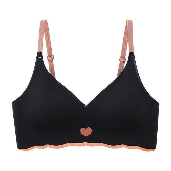 Biustonosz bezszwowy bez fiszbin na co dzień AnnaDiane. Brązowe biustonosze Intica, bez wzorów, z materiału. Za 59,00 zł.